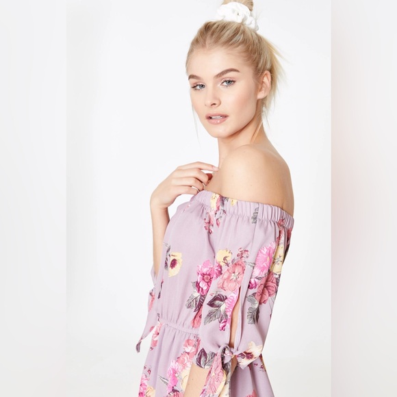 Floral Off-Shoulder Dress - Picture 5 of 6